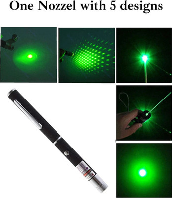 Jeevan jyoti agency Beam Laser Light Pointer With Different Modes, Rechargeable, Charger Inside(10 nm, Green)