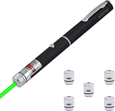 Bestor UltraRay Green Laser Pointer with Multiple Modes High Power Beam(650 nm, Green)