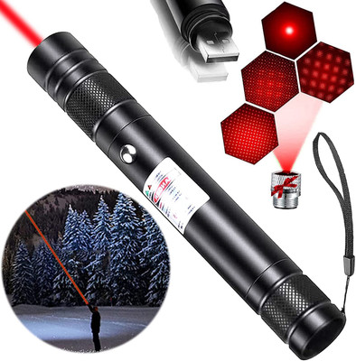 Verilux Laser Light USB Rechargeable Red Laser Pointer 2000 Metres High Power Pen(650 nm, Red)