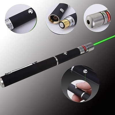 kp Laser Pointer for Presentation with Adjustable Cap to Change Project Design(600 nm, Green)