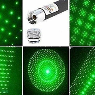 ENMORA Laser Pointer Pen with Stylish Disco Light (Green)asd15(650 nm, BLACK)