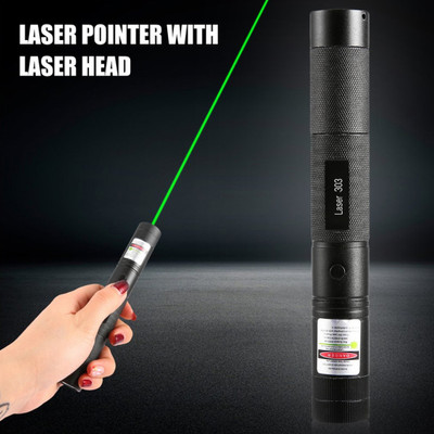 ENERGY Solid Portable Rechargeable Laser 303 More Than Just a Light(2 nm, Green)