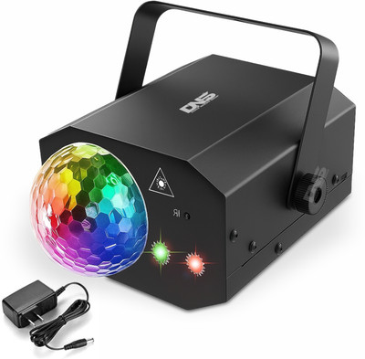 Daily Needs Shop DJ Disco Light,Sound Activated,Strobe Laser Light for Party Light – RGB Effects(50 nm, RGB)