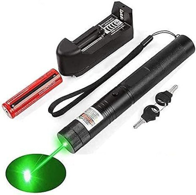 PICSTAR Rechargeable Laser Pointer Party Pen Disco Light 5 Mile 100mW Light with Charger(100 nm, Green)