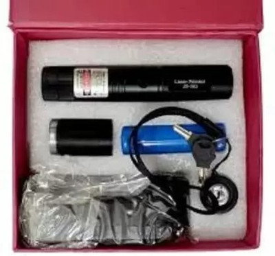 Anushka Toys Laser Pointer Pen for Presentation with Adjustable Cap to Change Project Design(532 nm, Green)
