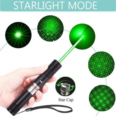 HALOZA Laser Light - 5000mW Green Light Flashlight, Laser Pointer Light (532 nm, Green)(650 nm, Green)