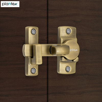 Plantex Push to Close Latch(Brass)