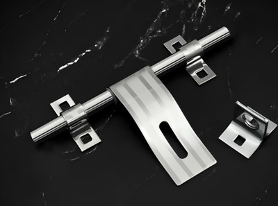 OmShreeShyam Latching Draw Hasp Latch(Stainless Steel)