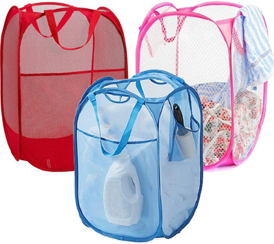 KUBER INDUSTRIES 20 L Multicolor Laundry Bag(Nylon)