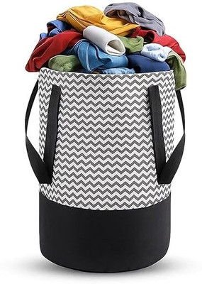 TheTrendyTailor 45 L Black Laundry Bag(Non-Woven)
