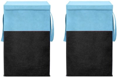 Korzina 68 L Blue, Black Laundry Basket(Non-Woven)