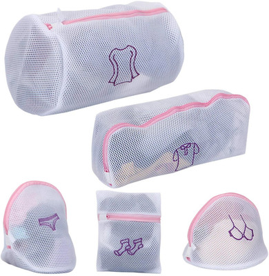 HOKiPO 1 L White Laundry Bag(Polyester)