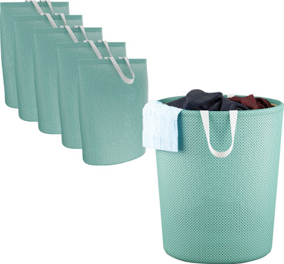 KUBER INDUSTRIES 40 L Green Laundry Bag(Polyester)