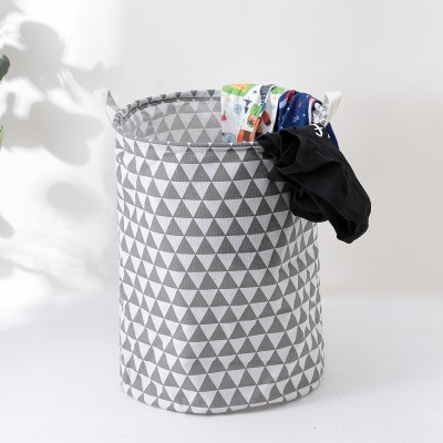 KUBER INDUSTRIES 45 L Grey Laundry Basket(Cotton)