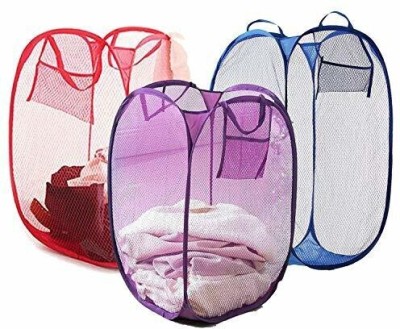 KUBER INDUSTRIES 30 L Multicolor Laundry Bag(Nylon)