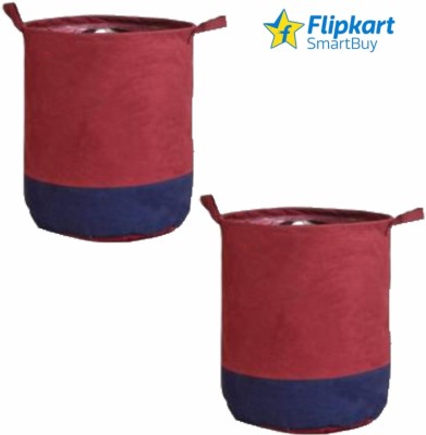 Flipkart SmartBuy 45 L Maroon, Blue Laundry Bag(Non-Woven)