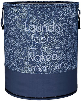 HOMESTIC by Kuber Industries 45 L Blue Laundry Basket(Non-Woven)