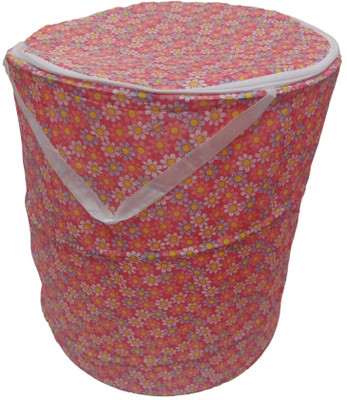 KiaraHome 50 L Multicolor, Red Laundry Bag(Polyester)
