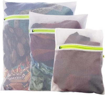 MINKAAI 5 L Grey Laundry Bag(Polyester)