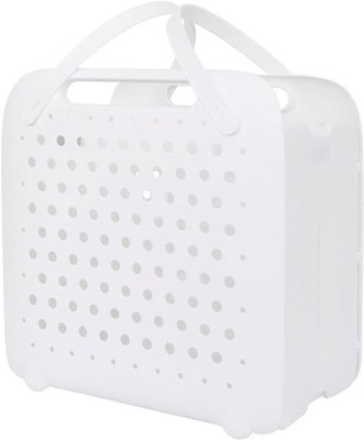 KT Mart 50 L Multicolor Laundry Basket(Plastic)