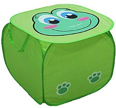 KUBER INDUSTRIES 40 L Green Laundry Bag(Rexine)