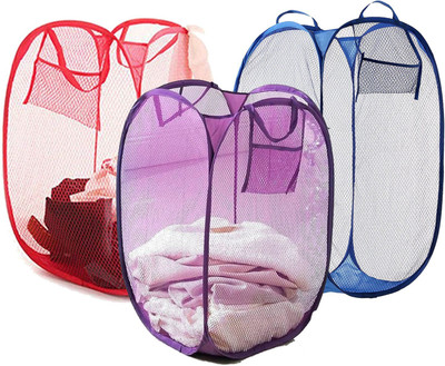 KUBER INDUSTRIES 20 L Multicolor Laundry Bag(Nylon)