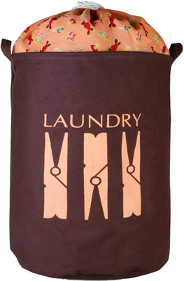 Mimanchi 30 L Brown Laundry Bag(Canvas)