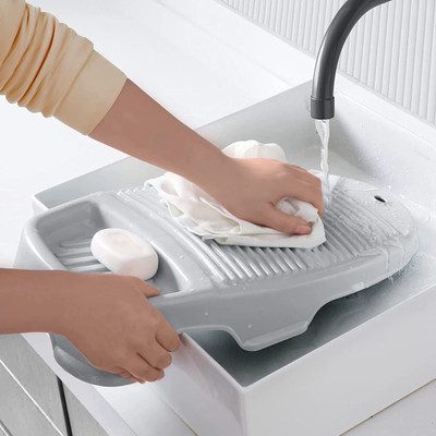 TENIDO 1 L Grey Laundry Basket(Plastic)