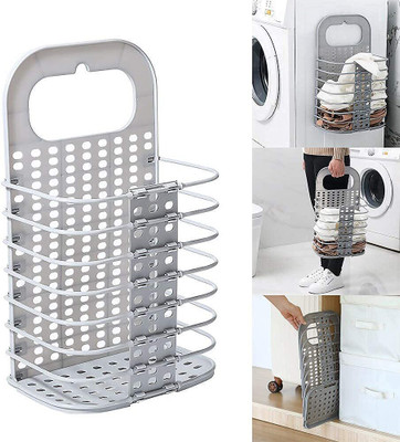 TRUJVE 5 L Grey Laundry Basket(Plastic)