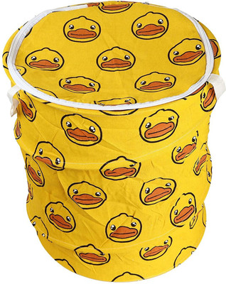 KiaraHome 45 L Yellow Laundry Bag(Polyester)