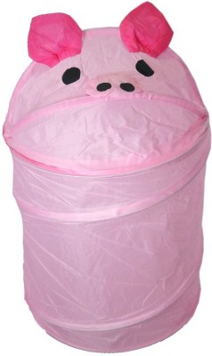 URBANE CHIC 20 L Pink Laundry Basket(Polyester)