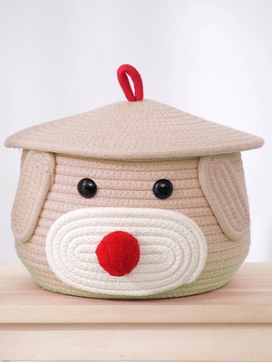 RADECOR Jute Storage Basket(Pack of 1)