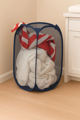 BAINADA INDUSTRIES 30 L Dark Blue Laundry Basket(Nylon)