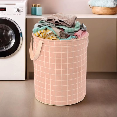 KUBER INDUSTRIES 60 L Brown Laundry Basket(Cotton)