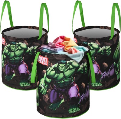 DISNEY 45 L Green Laundry Basket(Polyester)