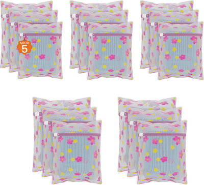 KUBER INDUSTRIES 2 L Pink Laundry Bag(Polyester)