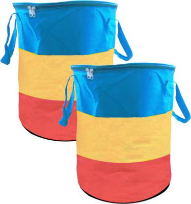 Tiarakrafts 45 L Multicolor Laundry Bag(Non Woven)