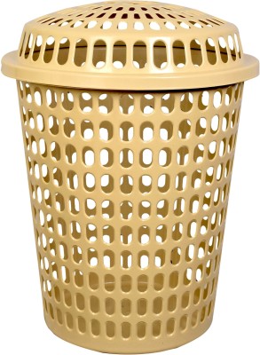 mastBus 50 L Beige Laundry Basket(Plastic)