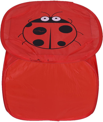 KUBER INDUSTRIES 30 L Red Laundry Basket(Polyester)