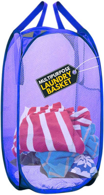 F8WARES 65 L Blue Laundry Basket(Nylon)