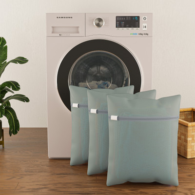 KUBER INDUSTRIES 2 L Grey Laundry Bag(Polyester)