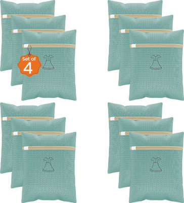 KUBER INDUSTRIES 2 L Green Laundry Bag(Polyester)
