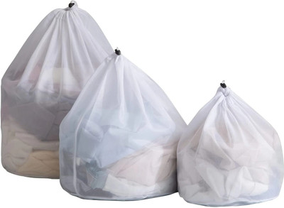 HOKiPO 3 L White Laundry Bag(Polyester)