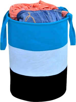 wini krafts 45 L Black, White, Blue Laundry Bag(Non Woven)