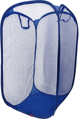 Kitchwish 45 L Blue Laundry Basket(Nylon)
