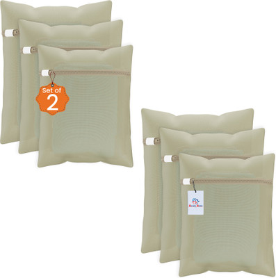 Heart Home 2 L Beige Laundry Bag(Polyester)