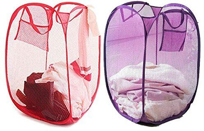 KUBER INDUSTRIES 20 L Multicolor Laundry Bag(Nylon)