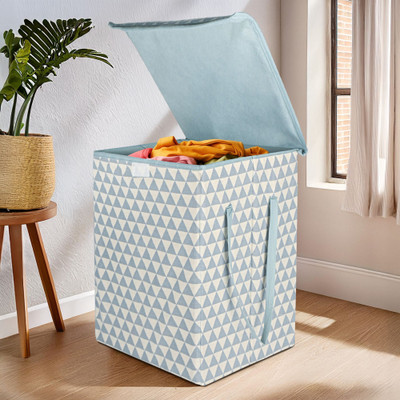 KUBER INDUSTRIES 75 L Grey Laundry Basket(Non-Woven)