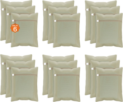 KUBER INDUSTRIES 2 L Beige Laundry Bag(Polyester)