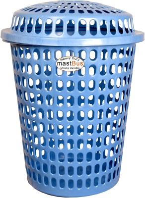 mastBus 50 L Blue Laundry Basket(Plastic)